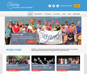 SPHERE homepage screenshot